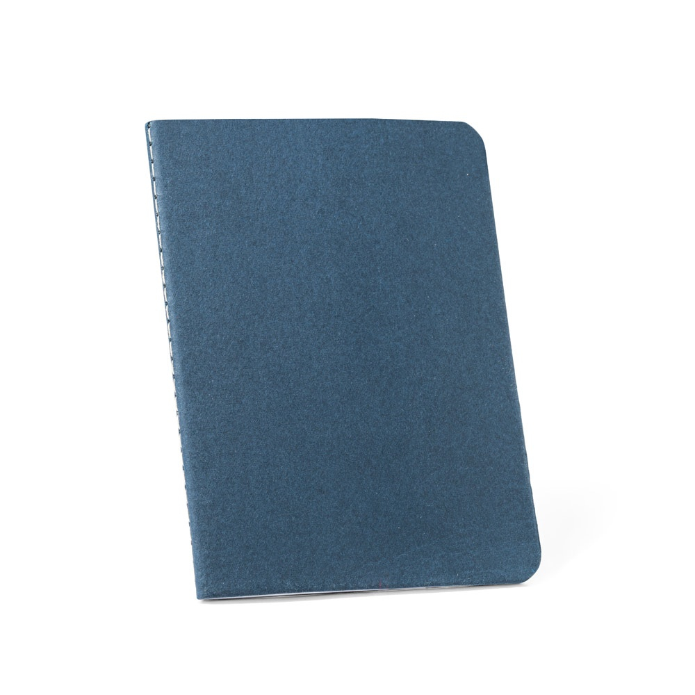 Carnet en papier recyclé publicitaire B7 RAYSSE Bleu