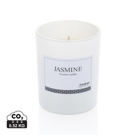 Bougie parfum jasmin publicitaire Ukiyo