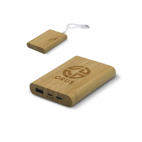 Powerbank publicitaire bambou 5000 mAh