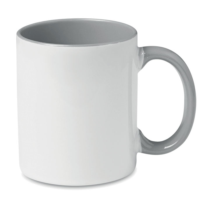 Mug en céramique publicitaire 240ml Sublimcoly Gris