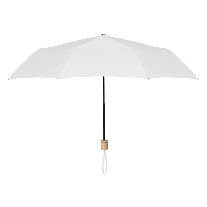 Parapluie publicitaire pliable - Tralee Blanc