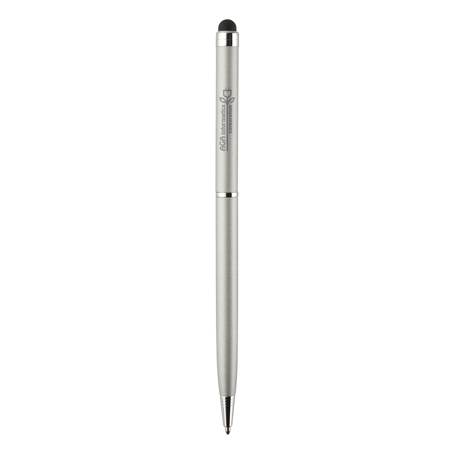 Stylo stylet BIC® publicitaire Sleek Stylus mat Argent