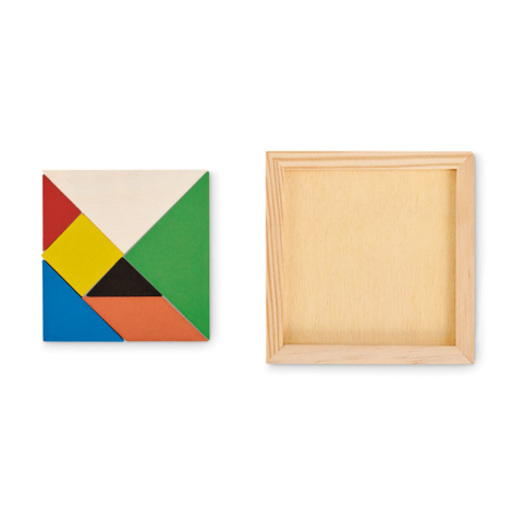 Puzzle 7 pièces bois personnalisable TANGRAM