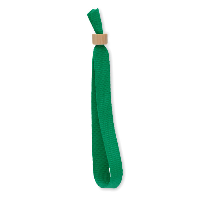 Bracelet évènementiel écolo personnalisable FIESTA Vert