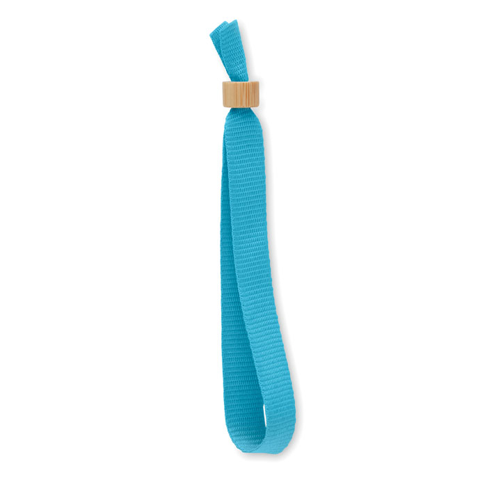 Bracelet évènementiel écolo personnalisable FIESTA Turquoise