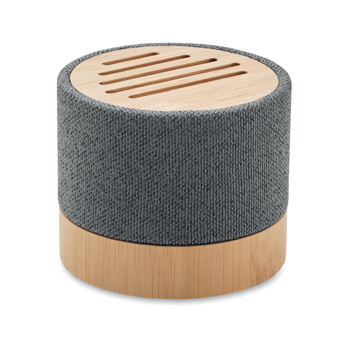 Mini enceinte sans fil écolo publicitaire BOOL Noir