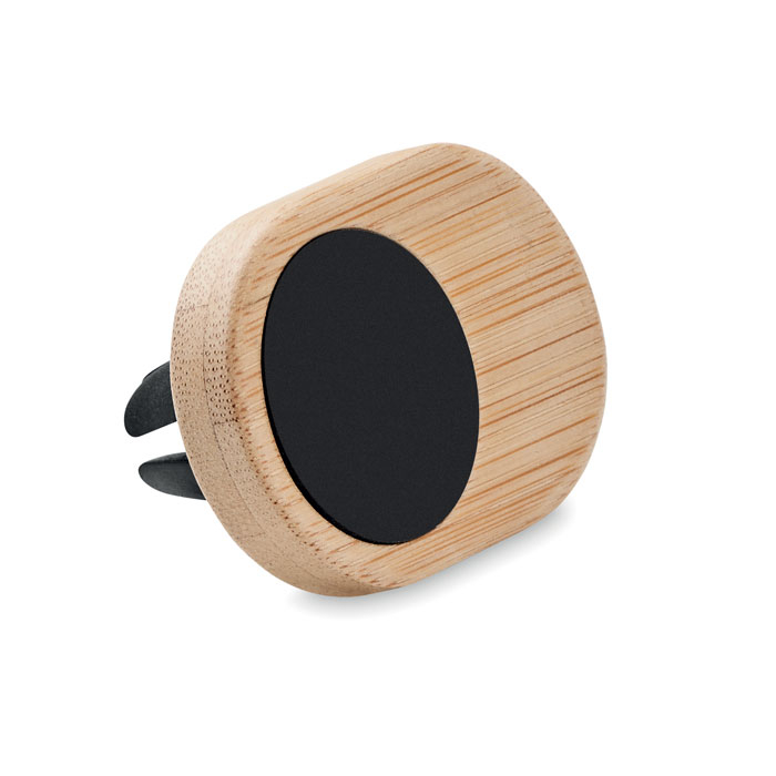 Support téléphone personnalisable voiture magnétique ELLAGAN Bois
