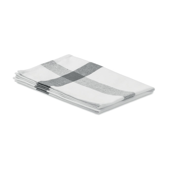 Torchon de cuisine personnalisable matières recyclées KITCH Gris