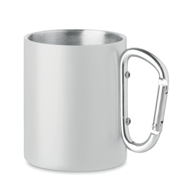 Mug camping publicitaire 300 ml TRUMBA Blanc