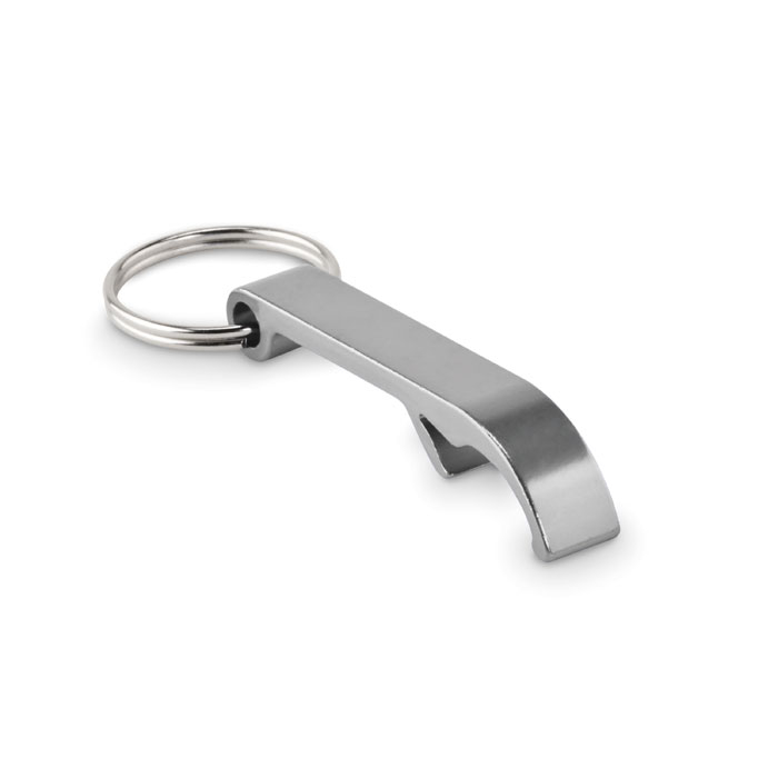 Porte-clés décapsuleur publicitaire OVIKEY Argent