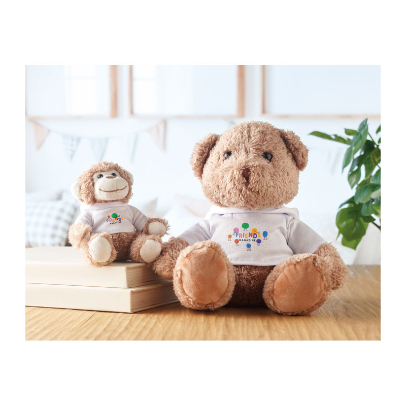 Grand ours en peluche personnalisable JOHN Quotidien Personnalisa