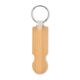 Porte-clés jeton en bambou personnalisable COMPRAS