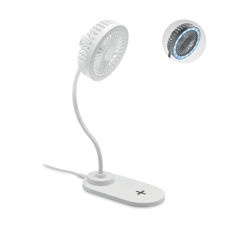 Ventilateur de bureau chargeur induction publicitaire VIENTO