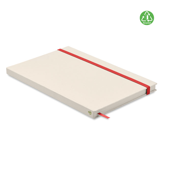 Carnet publicitaire en carton de lait A5 MITO Rouge
