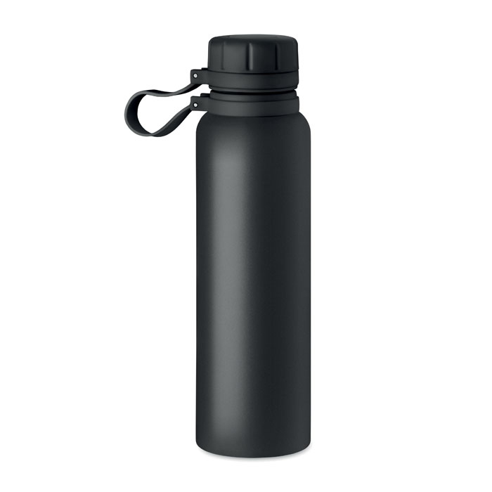Bouteille isotherme publicitaire poignée silicone 780ml ONTO Noir