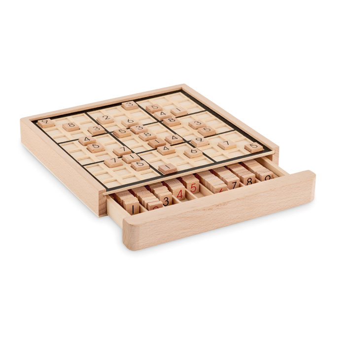 Plateau de sudoku en bois personnalisé SUDOKU Bois