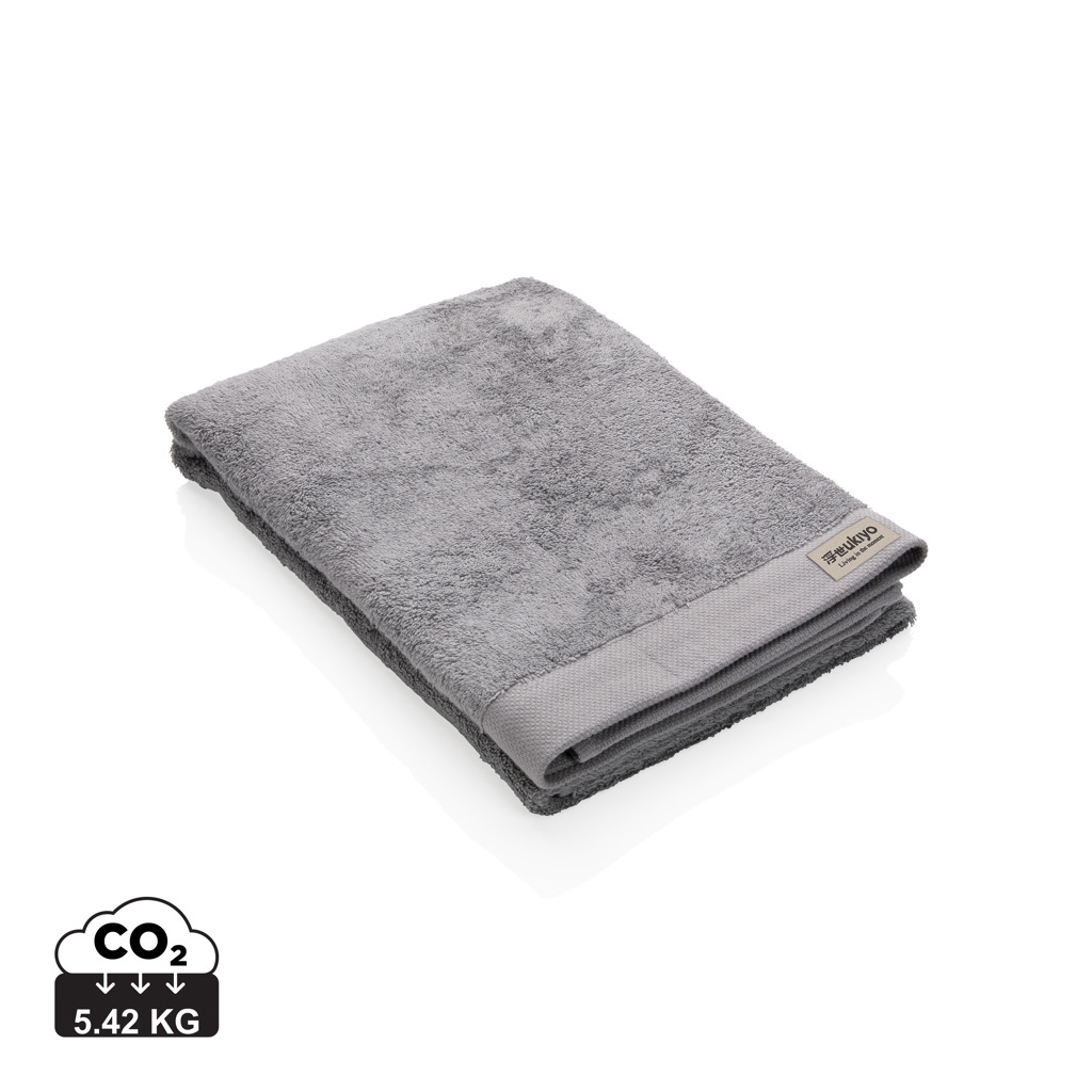 Serviette de bain publicitaire 70x140cm Ukiyo Gris