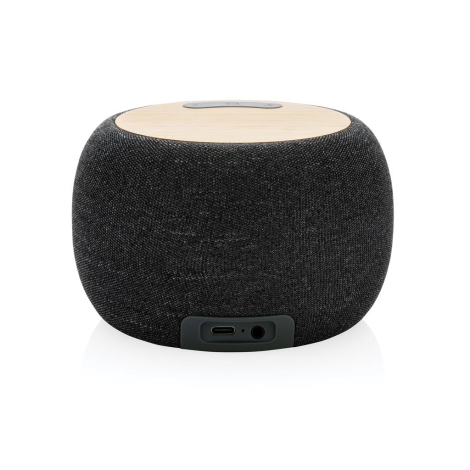 Enceinte 5W en ABS recyclé et bambou personnalisable