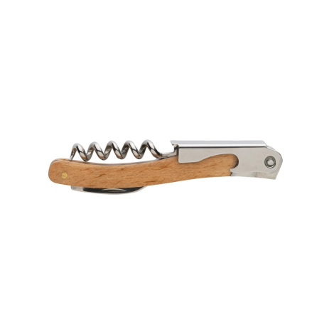 Couteau de sommelier publicitaire en bois