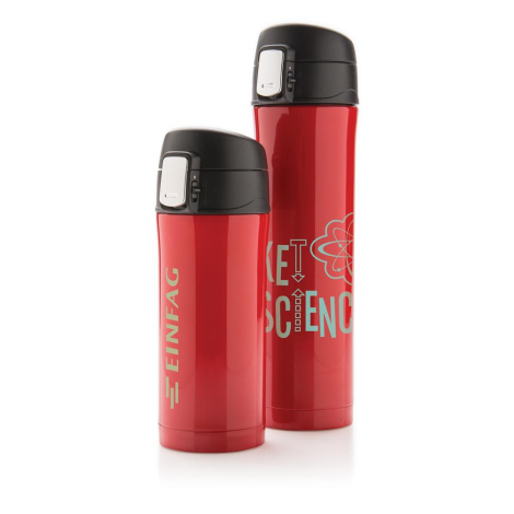 Mug de voyage publicitaire en acier recyclé 300ml