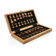 Jeu d'échecs pliable en bois personnalisable