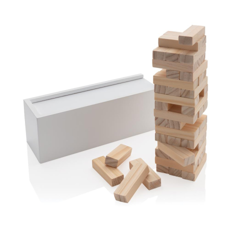 Jeu d’empilage de blocs de bois promotionnel