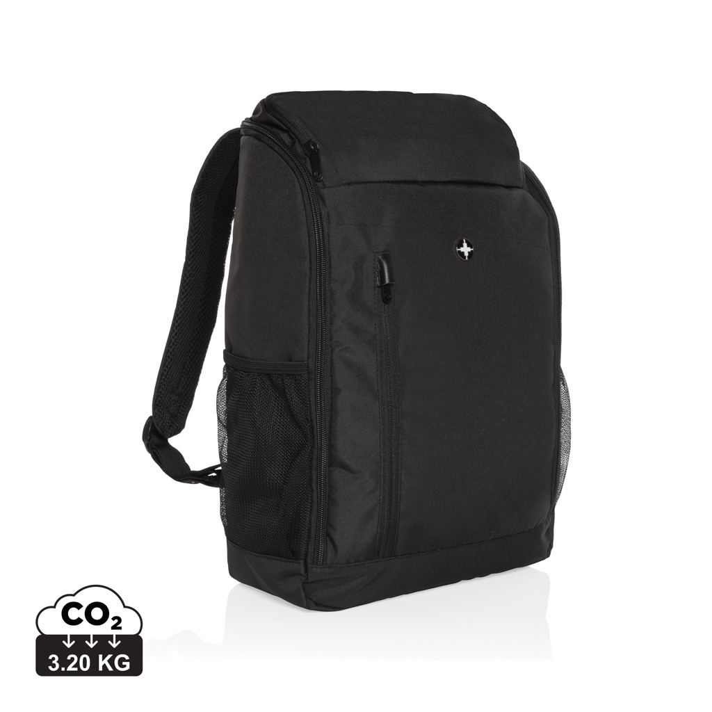 Sac à dos personnalisé accès facile ordinateur 15' Swiss Peak Noir