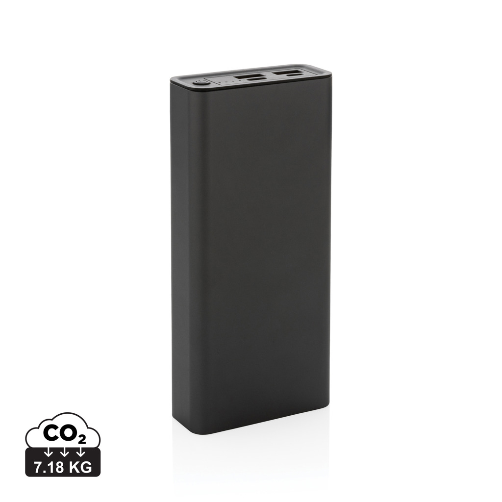 Batterie publicitaire 20 000 mAh et induction 20W Terra Gris