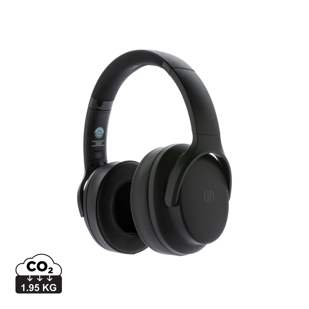 Casque audio en ABS recyclé personnalisable Urban Vitamin Noir