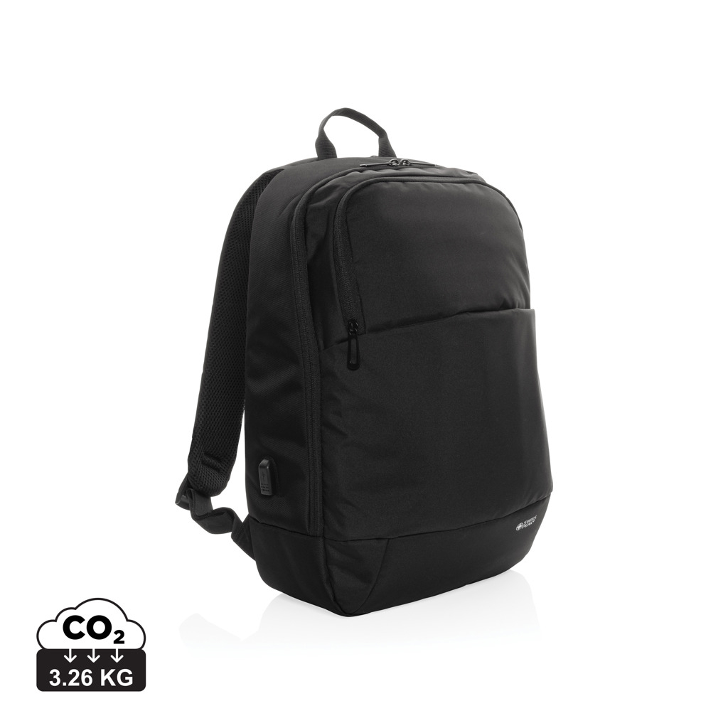 Sac à dos moderne promotionnel ordinateur 15,6' Swiss Peak Noir