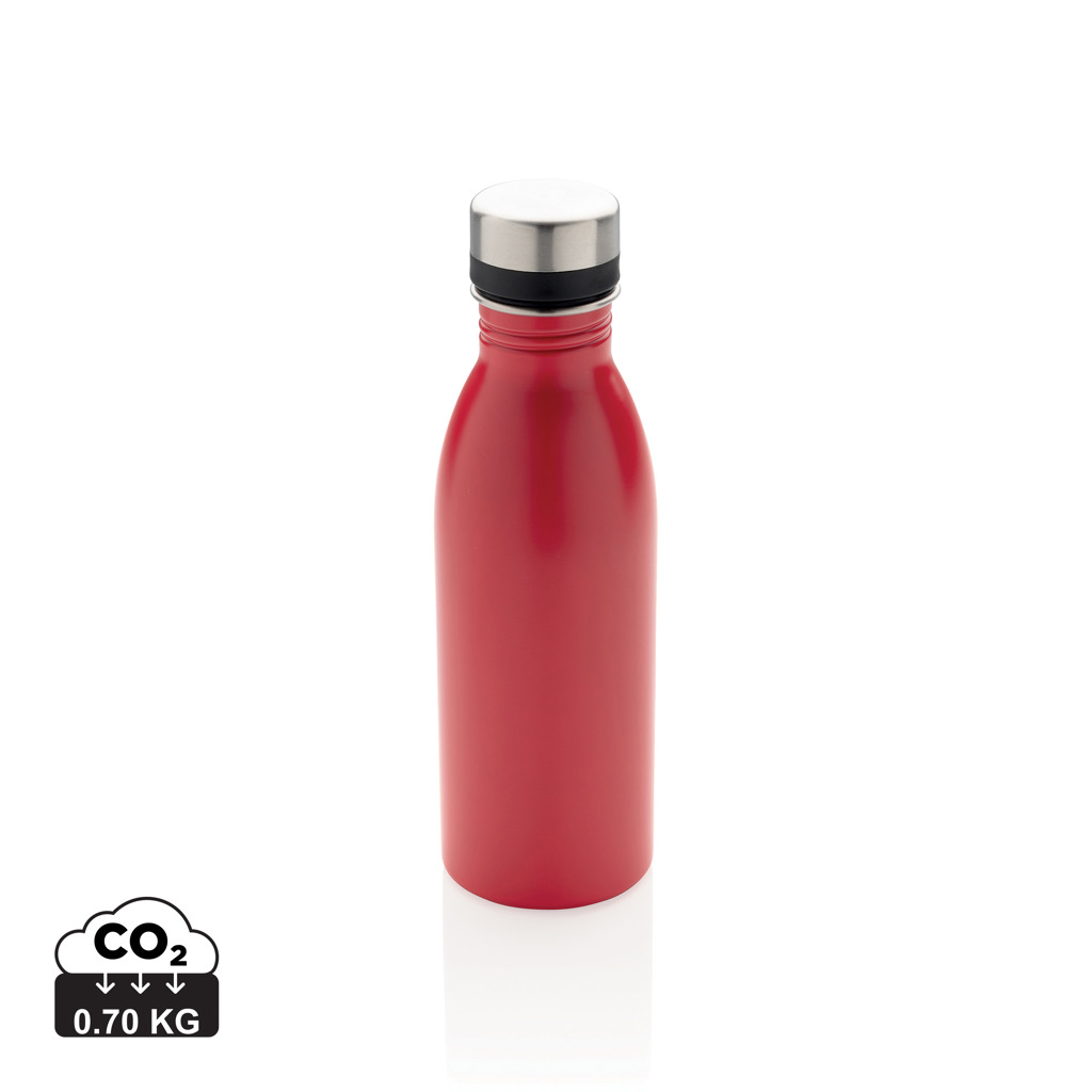 Gourde d’eau publicitaire en inox recyclé 500ml Rouge