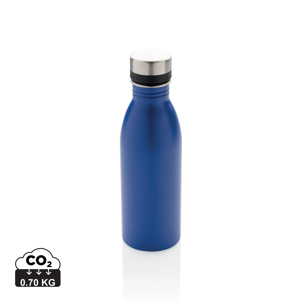 Gourde d’eau publicitaire en inox recyclé 500ml Bleu