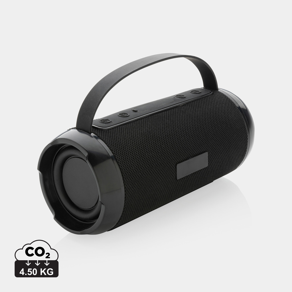 Enceinte étanche publicitaire 6W ABS recyclé Soundboom Noir