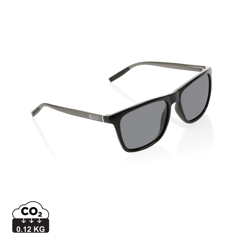 Lunettes de soleil polarisées publicitaires Swiss Peak Noir