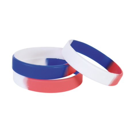 Bracelet tricolore personnalisable - Adulte