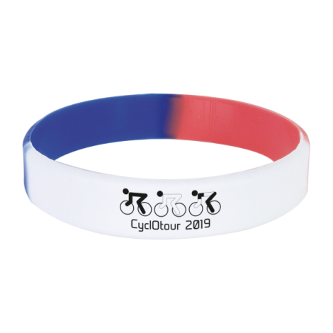 Bracelet tricolore personnalisable - Adulte