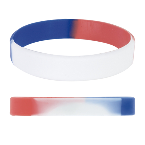 Bracelet tricolore personnalisable - Adulte