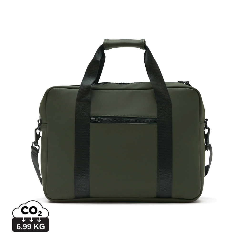Sacoche ordinateur 17" publicitaire Baltimore VINGA Vert