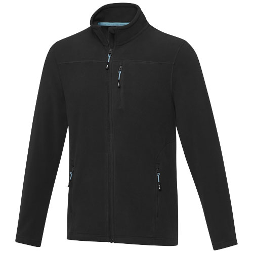 Polaire publicitaire homme recyclée zippée Amber Noir