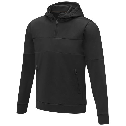 Sweat anorak à capuche promotionnel Homme Sayan Noir
