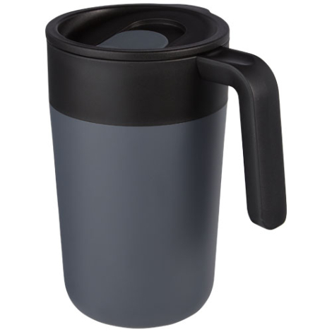 Tasse publicitaire de 400 ml recyclée à double paroi Nordia 