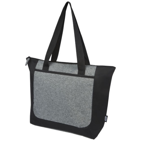 Sac shopping personnalisable recyclé bicolore 15L - Reclaim 