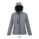 Veste à capuche promotionnelle softshell Femme