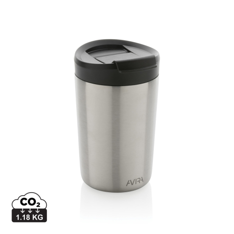 Mug publicitaire 300ml en acier recyclé AVIRA