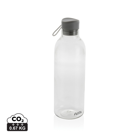 Bouteille 1L en rPET personnalisable AVIRA