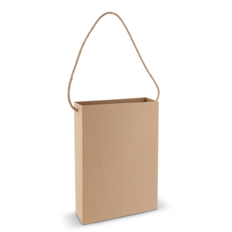 Sac publicitaire en carton rigide 24x8x32 cm