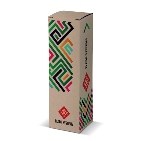 Packaging bouteille en carton personnalisable 7,5x23 cm