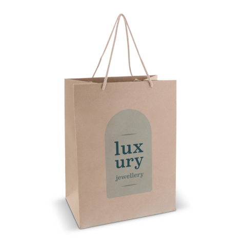 Grand sac en papier promotionnel 30x20x40 cm