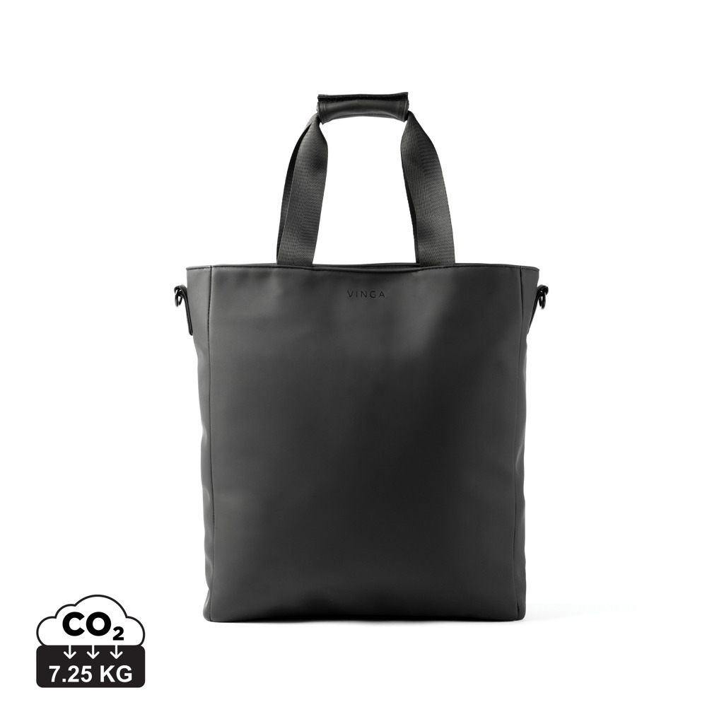 Tote bag de travail écran 17" personnalisable Baltimore VINGA Noir