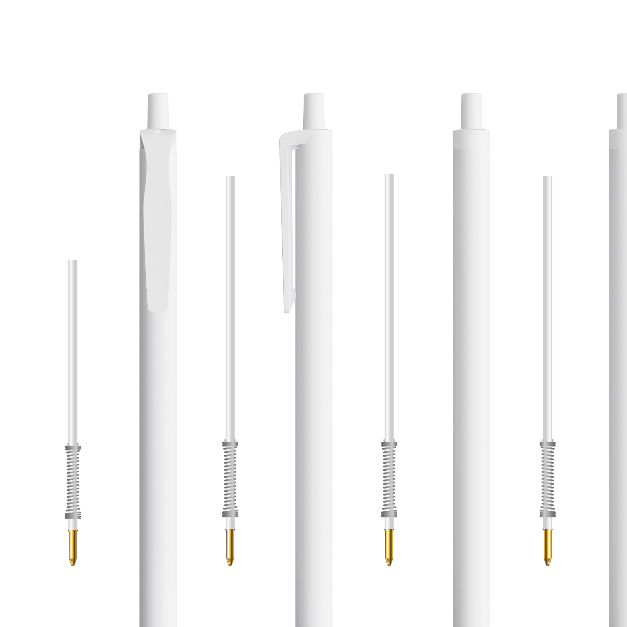 Stylo bille BIC® publicitaire Clic Stic Blanc